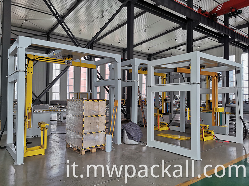 Wrapper di pallet rotanti completamente automatico intelligente per pallet